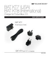 Williams Sound BAT KT7 Guia De Inicio Rapido