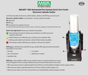MSA GALAXY GX2 Guia Rápido