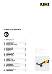 REMS Hydro-Swing 22V INOX Instrucciones De Servicio