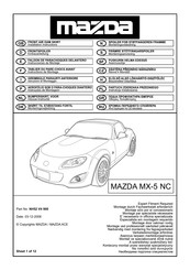 Mazda NH52 V4 900 Instrucciones De Montaje