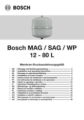 Bosch MAG Instrucciones De Instalación Y Funcionamiento