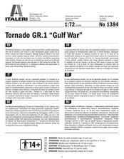 Italeri Tornado GR.1 Gulf War Instrucciones De Montaje