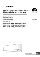 Toshiba MMK-UP0151HPL-E Manual De Instalación