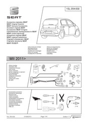 Seat 1SL.054.630 Instrucciones De Montaje