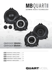 MB QUART QM100C BMW Instrucciones De Montaje