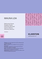 Klarstein MAUNA loa 10035167 Manual De Instrucciones