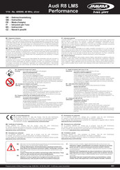 Jamara Audi R8 LMS Instrucción