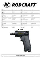 RODCRAFT RC7684 Manual De Instrucciones