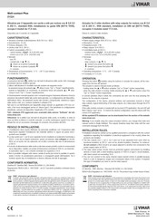 Vimar WELL-CONTACT PLUS Guia De Inicio Rapido