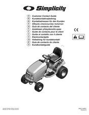 Briggs & Stratton Simplicity Guia De Contacto Del Cliente