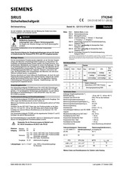 Siemens 3ZX1012-0TK28-4BA1 Instructivo