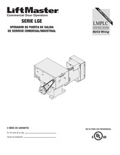 Liftmaster LGE Serie Manual Del Usuario