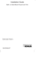 Kohler T398-4-2BZ Guia De Instalacion