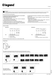 Legrand 4 120 20 Manual De Instrucciones