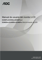 AOC E2460SWHU Manual De Usuario