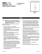 Uline SANITAIRE EON QUIET CLEAN Manual Del Usuario