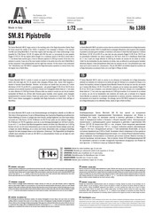 Italeri SM.81 Pipistrello Manual De Instrucciones