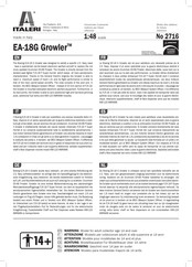 Italeri EA-18G Growler Manual De Instrucciones