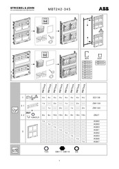 Abb STRIEBEL & JOHN MBT242 Manual De Instrucciones