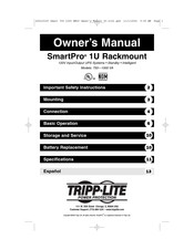 Tripp-Lite AGSM1000Y1U31 El Manual Del Propietario