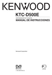 Kenwood KTC-D500E Manual De Instrucciones