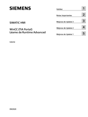 Siemens SIMATIC HMI Manual Del Usuario