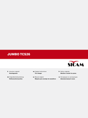 Sicam JUMBO TCS 26 Manual Original