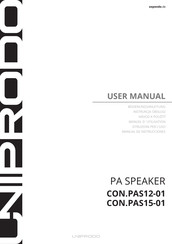 UNIPRODO CON.PAS15-01 Manual De Instrucciones