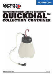 Matco Tools QUICKDIAL MDPKIT-CON Guia De Inicio Rapido