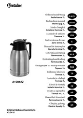 Bartscher A190122 Instrucciones De Uso