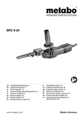 Metabo BFE 9-20 Manual Original