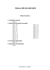 Glamox H60 H 08 Manual Del Usuario