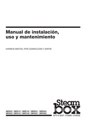 Eurofred Steam box SBPG061 Manual De Instalación, Uso Y Mantenimiento