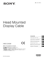 Sony HMO-CA50M Manual De Instrucciones