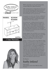 BUSH FURNITURE kathy ireland Office KI10204 Manual Del Usuario