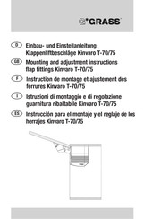 GRASS Kinvaro T-70 Instrucción Para El Montaje Y El Reglaje