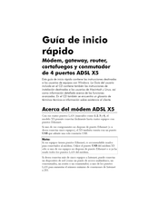 Zoom ADSL X5 Guia De Inicio Rapido