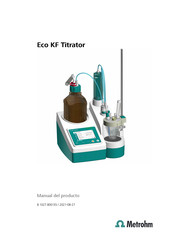 Metrohm Eco KF Titrator Manual Del Producto