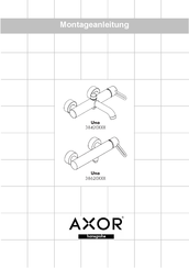 Hansgrohe AXOR Uno 38620 Serie Instrucciones De Montaje