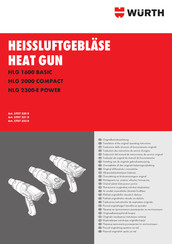 Würth HLG 2300-E POWER Traducción Del Manual De Instrucciones De Servicio Original