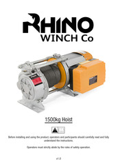 Rhino Winch RWH-1500 Manual Del Usuario