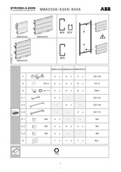 Abb STRIEBEL & JOHN MBA250A Manual De Instrucciones