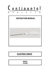 Continental Electric CE22881 Manual De Usuario