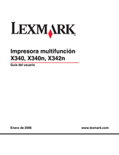 Lexmark X342n Guia Del Usuario