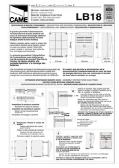 CAME Z Serie Manual De Instrucciones