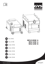 GYS WCU 1KW B Manual De Instrucciones