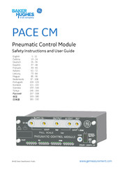 GE Baker Hughes PACE CM Instrucciones De Seguridad Y Guía Del Usuario