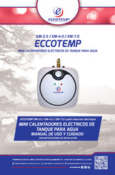 ECCOTEMP EM-4.0 Manual De Uso Y Cuidado