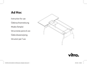 vitra. AdHoc Istrucciones Para El Uso