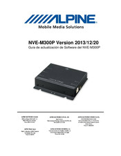 Alpine NVE-M300P Guía De Actualización